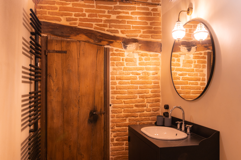 Dettaglio lavabo bagno