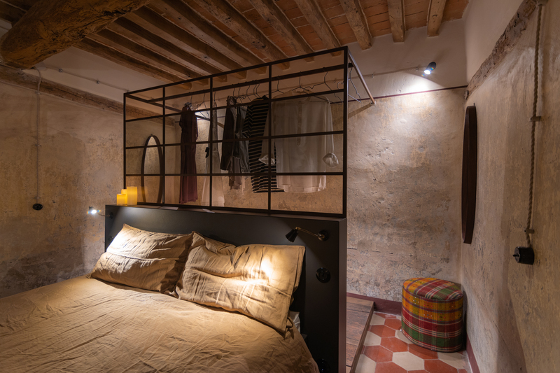 Dettaglio illuminazione camera da letto